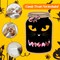 Halloween Cards-50 Pack Mason Jars Shape with Candy Bags for Party Favors